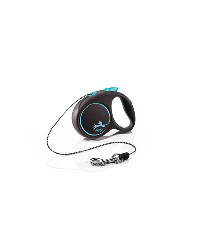 FLEXI Black Design XS Cord 3 m blue guinzaglio automatico