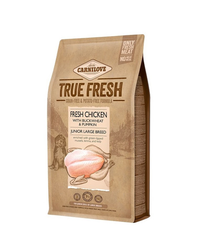 CARNILOVE True Fresh Chicken Junior Large breed per cuccioli di taglia grande 4 kg