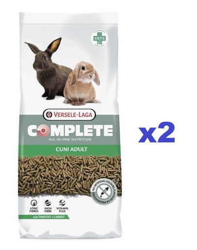 VERSELE-LAGA Complete Cavia Mangime estruso per porcellini d'India da 16 kg (2 x 8 kg)
