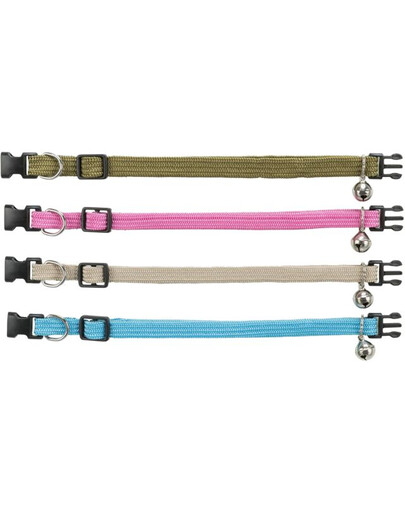 TRIXIE Obroża dla kota z dzwonkiem Mix kolorów