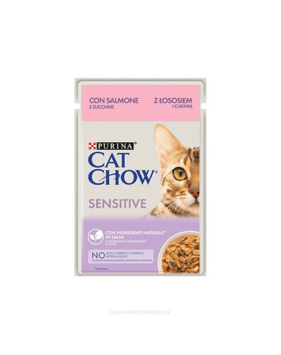 CAT CHOW Sensitive Salmone e zucchine 85 g