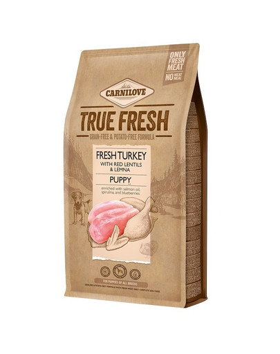 CARNILOVE True Fresh Turkeyper cuccioli 4 kg