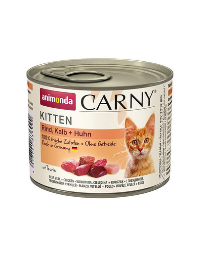 ANIMONDA Carny kitten Vitello e pollo 200g