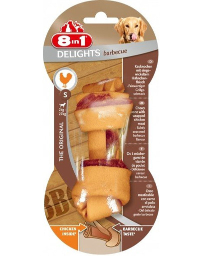8in1 Osso da masticare Delizie al barbecue S