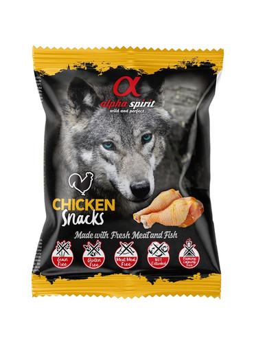 ALPHA SPIRIT Cubo di pollo per cani 50 g