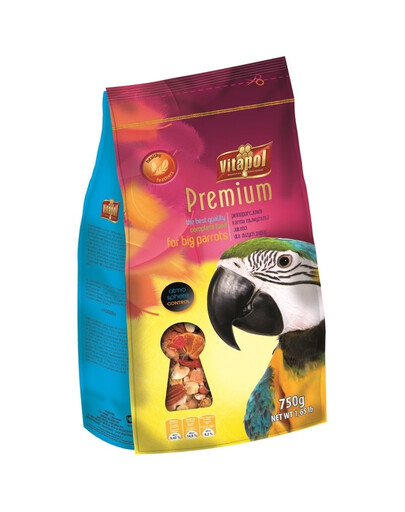 VITAPOL PREMIUM DUŻA PAPUGA 750g