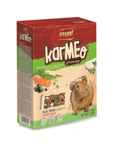 VITAPOL karMeo premium cibo per porcellini d'india 1000g