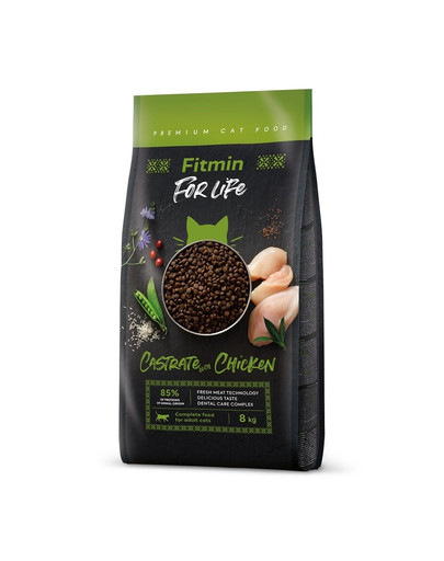 FITMIN Cat For Life Castrate Chicken 8kg