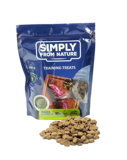 SIMPLY FROM NATURE Snack con carne di lepre e tè verde 300 g