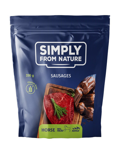 SIMPLY FROM NATURE Salsicce naturali con carne di cavallo 200 g