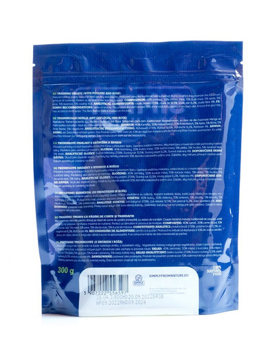 SIMPLY FROM NATURE Training Treats con carne di pollame e rosa 300 g