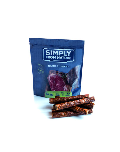 SIMPLY FROM NATURE Sticks naturali con carne di cervo 7 pz.