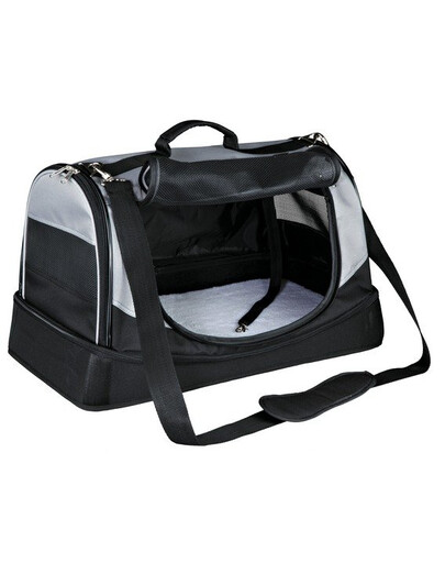TRIXIE Holly Borsa per il trasporto di cani nero/grigio