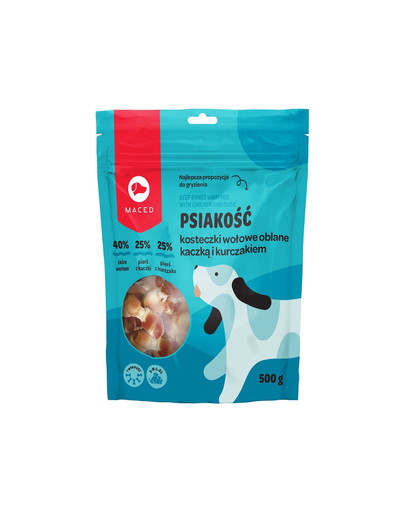 MACED Cubetti di anatra e pollo 500g