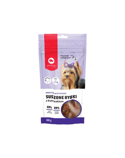 MACED York Pesce essiccato con pollo 60g