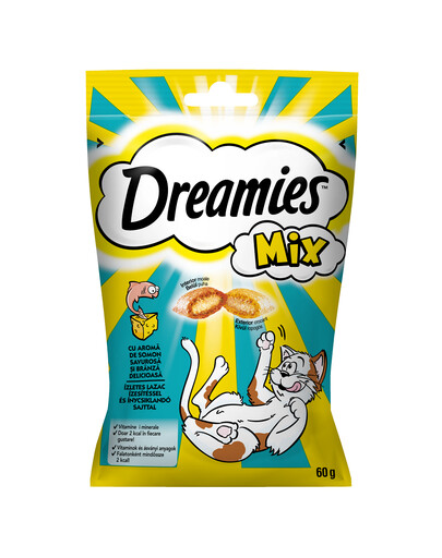 DREAMIES Łosoś i ser 60 g