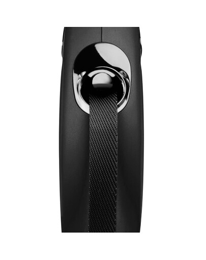 FLEXI Cordino New Classic nero S Nastro 5m fino a 15kg