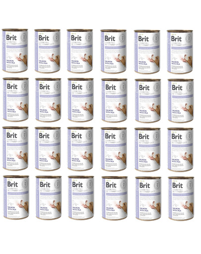BRIT Veterinary Diet Gastrointestinal Salmon with Pea 24x400g