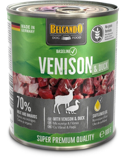 BELCANDO Baseline Selvaggina con anatra 800g
