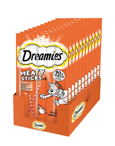 DREAMIES Bocconcino per gatti adulti con delizioso pollo 14x30 g