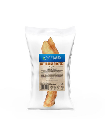 PETMEX Noga barania 1 szt. naturalny gryzak dla psa