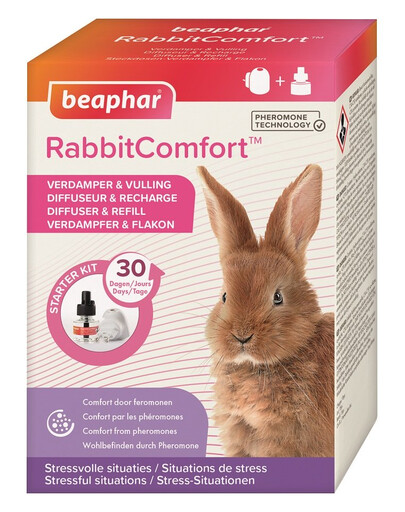 BEAPHAR RabbitComfort Calming Diffuser Starter Kit 48 ml diffusore calmante per conigli