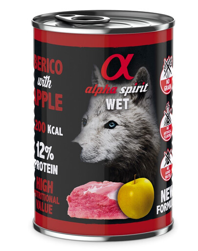 ALPHA SPIRIT Maiale con mela 400g