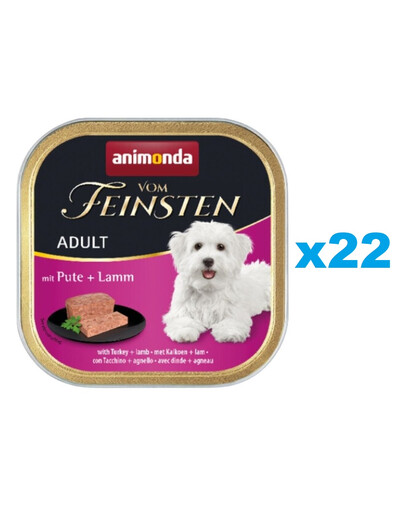CESAR Natural Goodness Casserole Au poulet, au poisson blanc, à la dinde en sauce aux céréales complètes pour chiens adultes 12x400 g