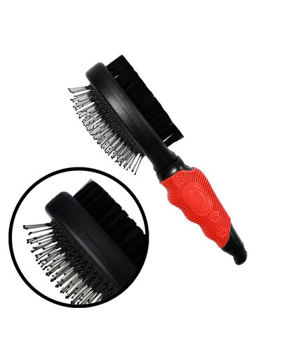 PET NOVA Szczotka dwustronna M 5in1