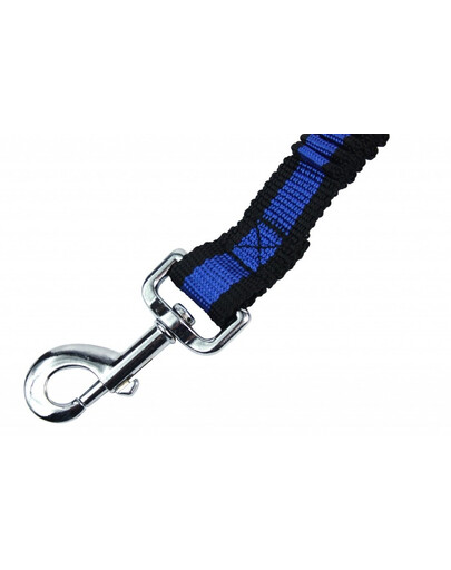 PET NOVA Smycz Bungee 2,5cm x120-180cm niebieska