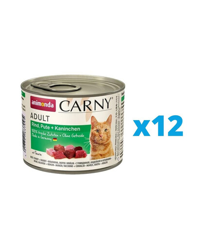 ANIMONDA Carny Adult manzo e agnello 12 x 200g
