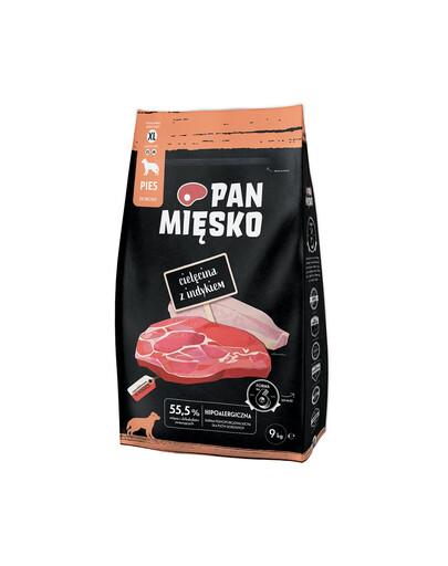 PAN MIĘSKO Cielęcina z indykiem XL 9kg