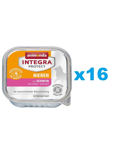 ANIMONDA Integra Protect Niere wieprzowina 16x100 g