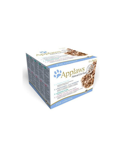 APPLAWS Cat Tin Adult Filet de thon en bouillon 6x70 g