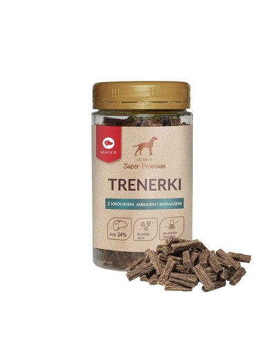 MACED Trenerki z królikiem, jabłkiem i burakiem 150 g