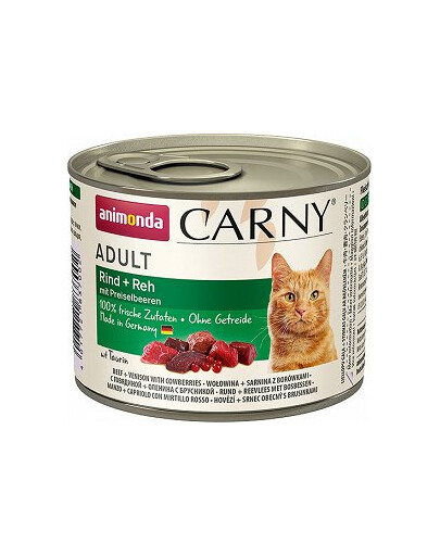 ANIMONDA Carny Adult con manzo e cuori 200g