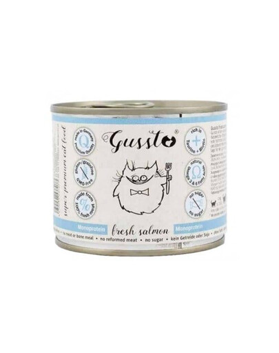 GUSSTO Fresh Salmon - salmone fresco 200 g