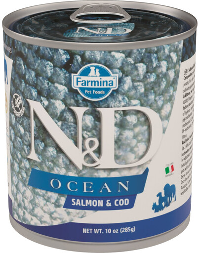 FARMINA N&D Ocean Dog salmon, codfish 285 g