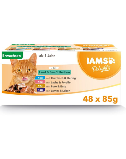 WHISKAS Energia i Witalność 8x45 g przysmak z kurczakiem dla kota