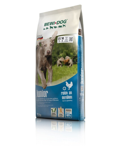 BEWI DOG Junior 12,5 kg cibo per cuccioli con pollame