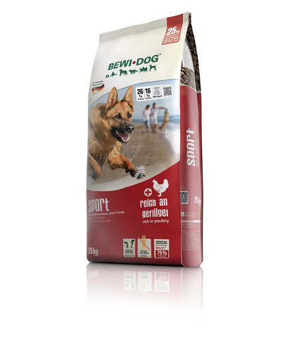 BEWI DOG Sport 12,5 kg per cani attivi