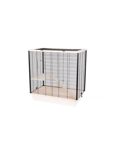 INTERZOO FRODO + WOOD EKO Klatka dla gryzoni 78 cm beżowa