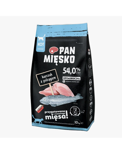 PAN MIĘSKO Kurczak z pstrągiem S 10 kg