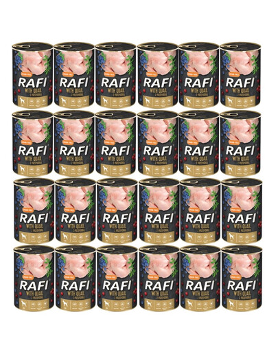 DOLINA NOTECI RAFI Quail con quaglia 24 x 400g
