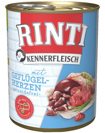 RINTI Kennerfleisch Poultry hearts cuori di pollame 6 x 400g