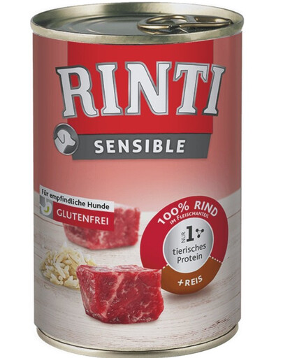 RINTI Sensible manzo e riso 6 x 400g