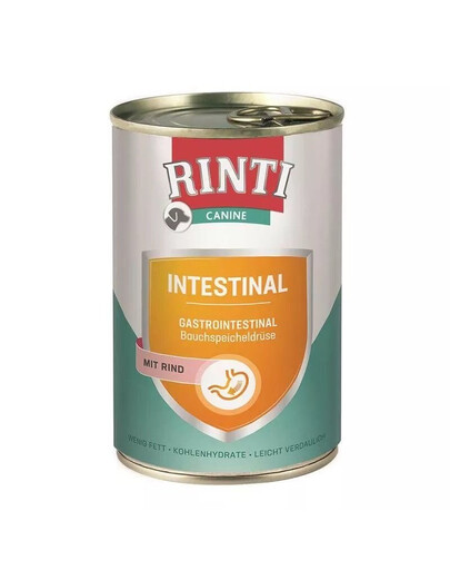 RINTI Canine Intestinal beef 6 x 400 g wołowina