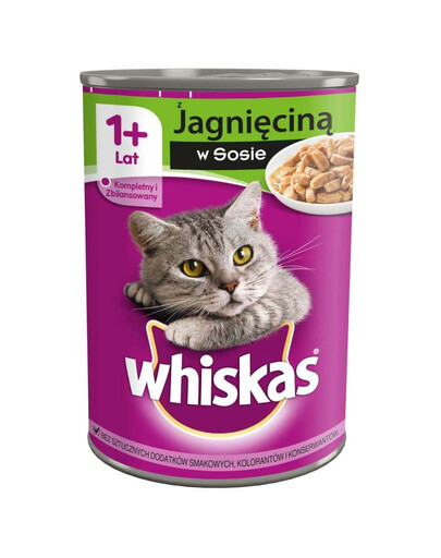 WHISKAS 1+ Agnello 400g