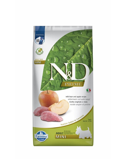 FARMINA N&D Prime Boar & Apple Adult Mini 7 kg