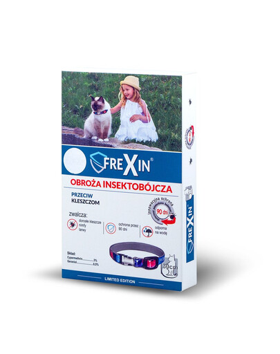 FREXIN Obroża insektobójcza dla kota 30 cm